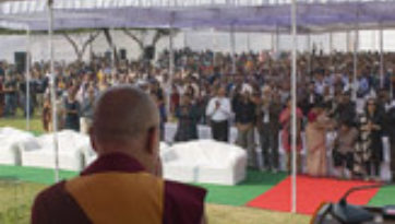 Далай-лама прочел лекцию в Университете им. Джавахарлала Неру