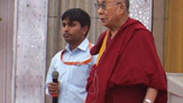 Далай-лама посетил Насик в штате Махараштра