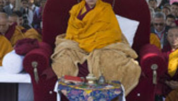 Далай-лама прибыл в Санкису