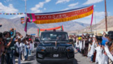 Далай-лама прибыл в Ладак