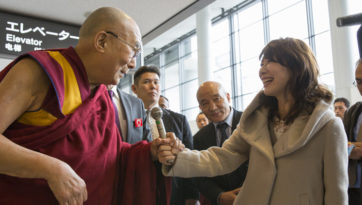 Далай-лама прибыл в Японию и посетил Киото