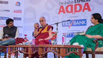 Далай-лама встретился с сотрудниками газеты «Индийский курьер»