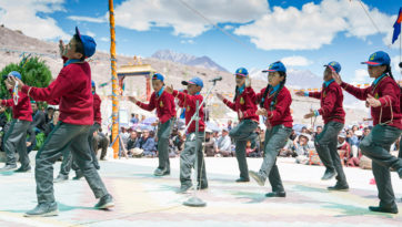 Далай-лама посетил церемонию закрытия Великих летних диспутов