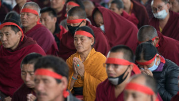 Далай-лама даровал посвящение одиночного Ямантаки