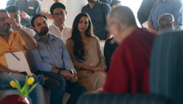 Далай-лама встретился с группой интеллектуалов, профессоров и дипломатов в Нью-Дели