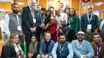 Далай-лама побеседовал с делегатами Глобальной встречи инвесторов «Развивающийся Химачал»