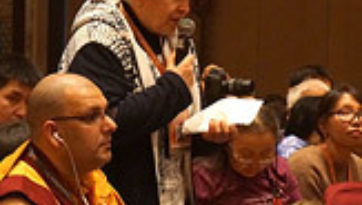 Заключительный день учений Его Святейшества Далай-ламы для россиян в Дели