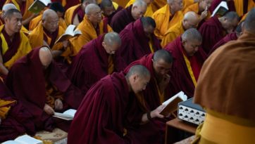 Заключительный день учений Далай-ламы по сочинению Бхававивеки «Сущность Срединного пути»