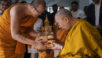Далай-лама посетил Международный центр обучения бхикшу «Локуттара»