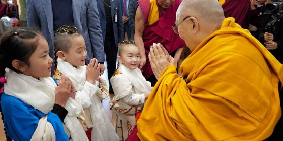 Встреча с паломниками в Дхарамсале