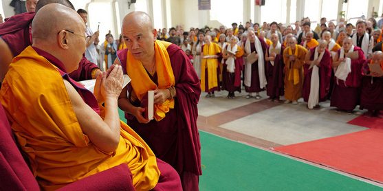 Встреча с участниками ретрита под руководством геше Дордже Дамдула