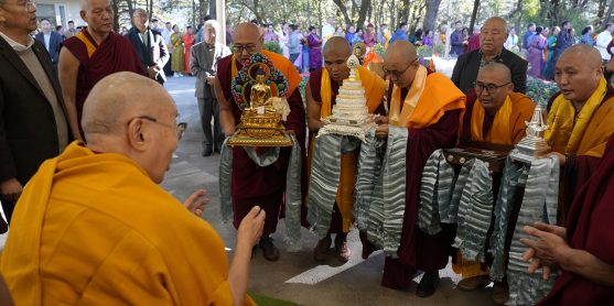 Встреча с монгольскими геше из монастыря Дрепунг Гоманг