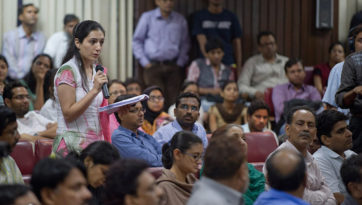 Далай-лама отвечает на вопросы студентов университета Джамия Миллия Исламия