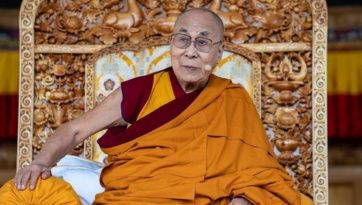 Освящение библиотеки «Шераб Кьецал-линг» и беседа о светской этике