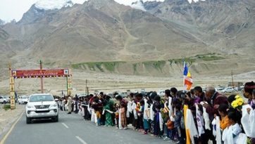 Далай-лама прибыл в долину Занскар