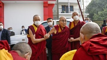 Далай-лама прибыл в Бодхгаю 22 декабря 2022 г.