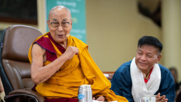 Выступление Далай-ламы на праздновании его 88-летия в Дхарамсале