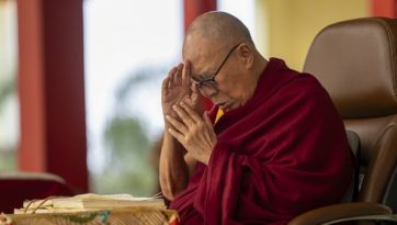 Поминальный молебен в честь Первого Далай-ламы