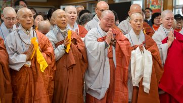 Встреча с корейскими буддистами