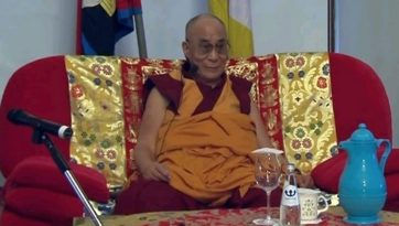 Далай-лама. Встреча с паломниками из России в Вильнюсе