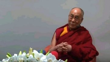 Далай-лама. Пресс-конференция в Риге