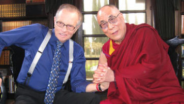 Далай-лама в гостях у Ларри Кинга