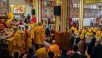 Подношение Его Святейшеству молебна о долголетии в Дхарамсале